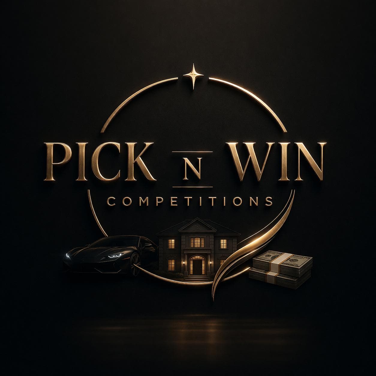 Pick N Win logo icon